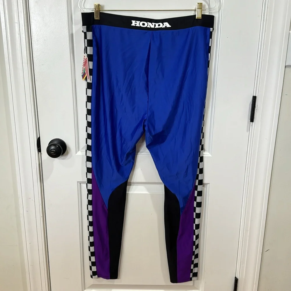 *NEW* FOREVER 21 PLUS HONDA MOTORSPORTS RACING LEGGINGS 2X - Picture 9 of 9